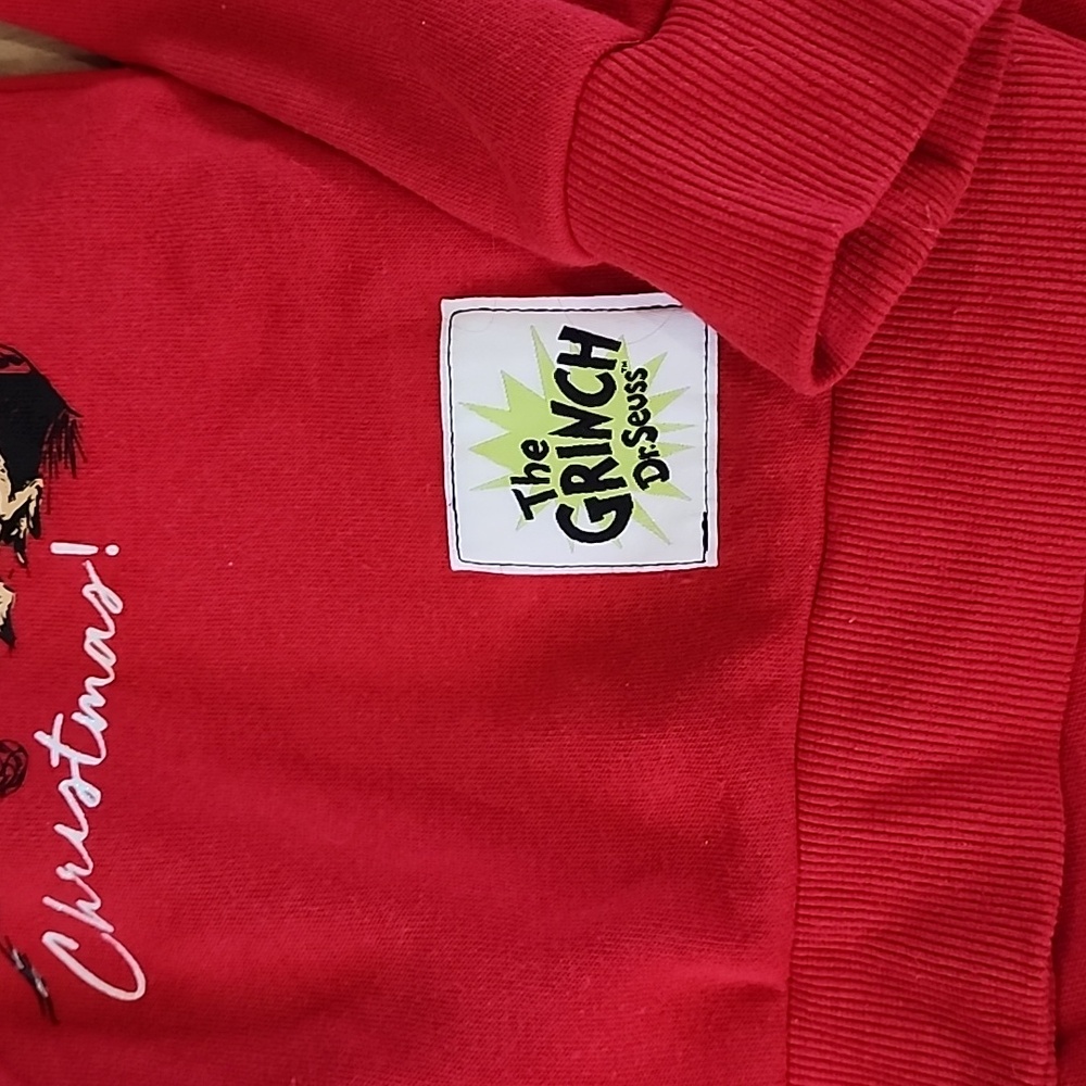 The Grinch Dr Seuss Sweatshirt And Sweatpants Set. - Picture 4 of 5